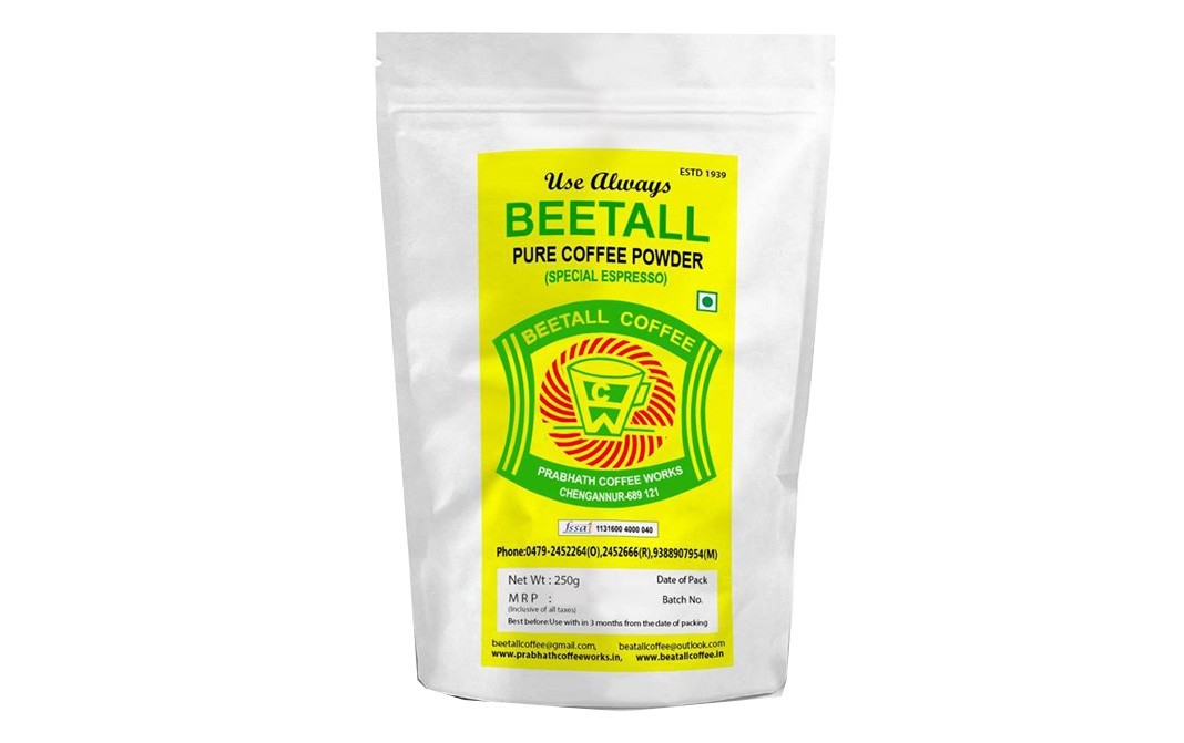 Beetall Pure Coffee Powder (Special Expresso)   Pack  250 grams
